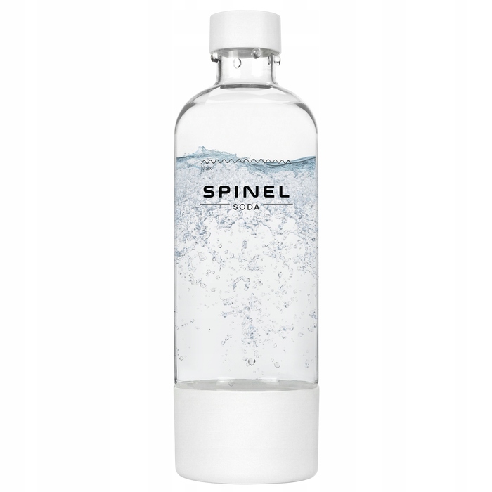 Сифон для газування води SPINEL SODA BubbleON, білий, пляшка 1 л + балон