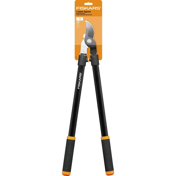 Секатор Fiskars L11 для свіжої деревини, антипригарне покриття, загартована сталь, 81 см, чорний