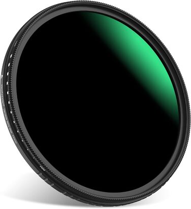 Фільтр ND змінної щільності Graufilter 72mm для DSLR камер, Sigma, Nikon - ND2-ND400, водонепроникний