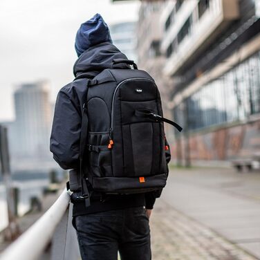 Рюкзак для камери Rollei Fotoliner Ocean L: великий, з перероблених PET-пляшок, з дощем.і, підходить для ручної поклажі