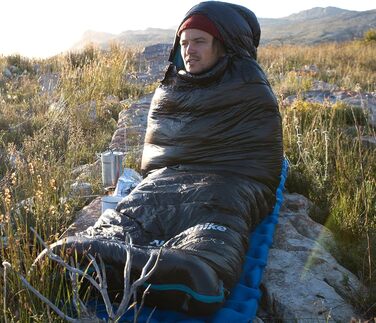 Спальний мішок Naturehike 4 сезони, чорний, для кемпінгу та подорожей