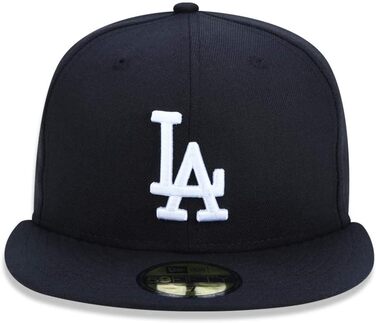 Кепка New Era MLB Basic LA Dodgers 59Fifty Fitted чорна/біла (60-61)