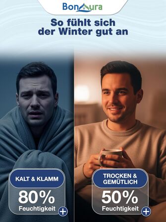 Електричний осушувач повітря BonAura® 10L з LED дисплеєм, таймером та авто-режимом - для підвалів та приміщень до 40м³ - допомога від плісняви