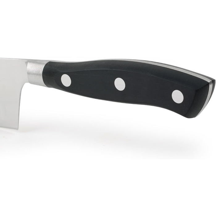 Ніж Arcos Riviera Santoku 180 мм з нержавіючої сталі з ручкою з POM - чорний