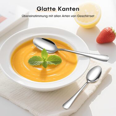 Набір столових приборів на 6 осіб, 30 предметів: виделки, ложки, ножі, нержавіюча сталь, дзеркальне полірування, для посудомийної машини