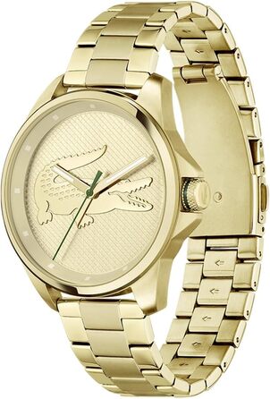 Годинник чоловічий Lacoste Le Croc Quartz з браслетом з нержавіючої сталі позолоченого кольору - 2011133