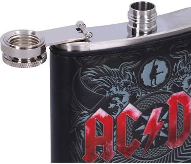 Фляга AC/DC Black Ice від Nemesis Now (ліцензійна), 200 мл