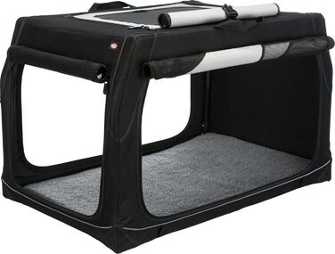 Тріксі переносна переносна клітка для собак Vario, 76x48x51 см – комфортна переноска для собак маленьких та середніх порід – безпечна та якісна переноска для вашого улюбленця