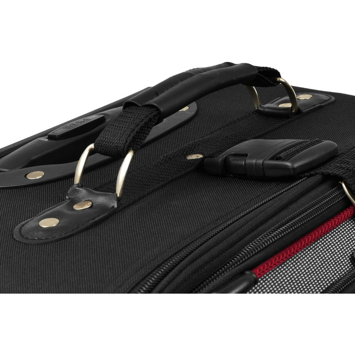 Набір валіз U.S. Traveler New Yorker (4 шт.) - червоний, легкий, розширюваний