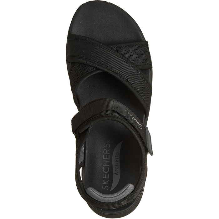 Сандалі жіночі Skechers Arch Fit 2.0 Feelin' Bright чорні, розмір 41 EU