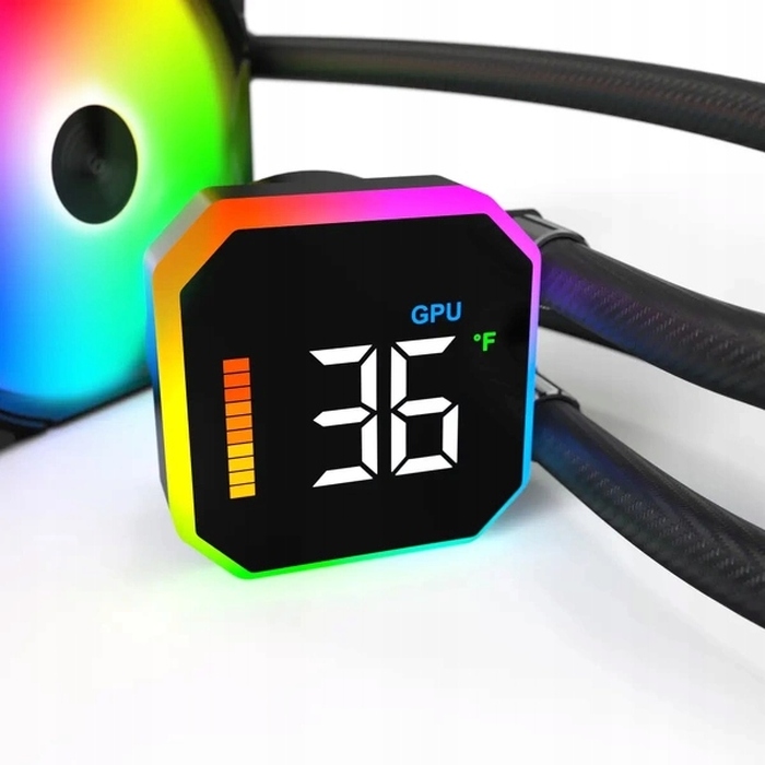 Система рідинного охолодження Montech HyperFlow Digital 240 Black AIO