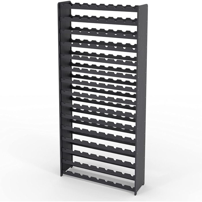 RW Series Wooden Wine Rack for Bottles, Anthracite, Brown, Natural, RW-3, 13-15 lie, for 91-135 Bottles, Wine, Bottle Rack (Anthracite, RW-3-135, 198 x 92 x 26.5, for 135 Bottles)