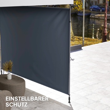 Outsunny Klemmmarkise mit Handkurbel höhenverstellbar Gelenkarmmarkise Markise ohne Bohren Sonnenschutz UV-beständig, inkl. Wandhalterung Sonnenmarkise 350 cm breit für Terrasse Balkon, Dunkelgrau | Aosom

Outsunny кляммерна маркіза з ручним приводом, рег