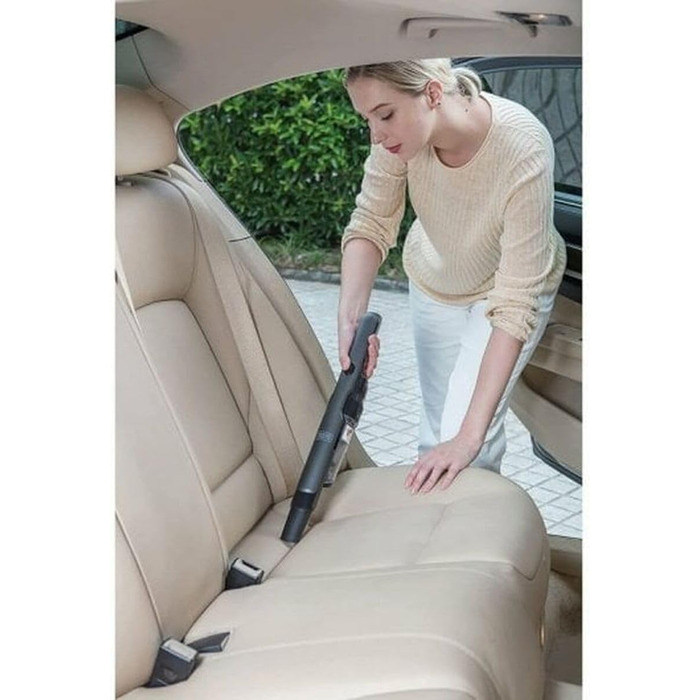 Пилосос ручний BLACK+DECKER Dustbuster Slim DVC320B21-QW 12V, акумуляторний, білий: компактний, потужний, з насадками