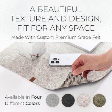 Підкладка на стіл повстяна Steinhafer – захист від подряпин, офісна, для дому