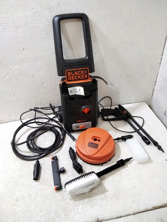 Мийка високого тиску Black+Decker 125 bar 1600 Вт