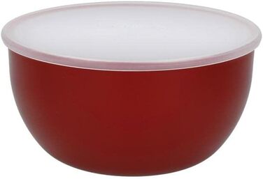 Набір пластикових салатниць KitchenAid з кришками, червоні, 4 шт. (355, 591, 828, 1065 мл)