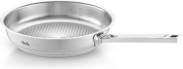 Сковорода Fissler Original-Profi Collection з нержавіючої сталі (Ø 28 см) з ручкою та внутрішньою шкалою, Novogrill, індукційне покриття 28 см
