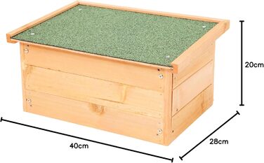 Будиночок для тварин Trixie Natura, 40x20x28 см, коричневий, для собак