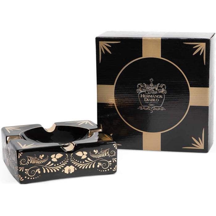 Велика попільничка Cohiba Hermanos Diablo для сигар і сигарет, для патіо, вулиці та приміщень