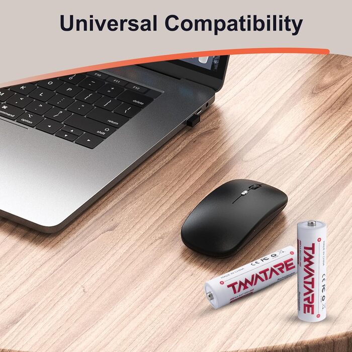 8 x Акумулятори Li-Ion AA з зарядним пристроєм, 1.5V, 2500 mAh, білі