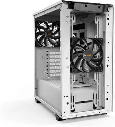 Корпус для ПК be quiet! Pure Base 500 White, 2x 140мм вентилятори Pure Wings 2, підтримка радіаторів до 360мм, білий