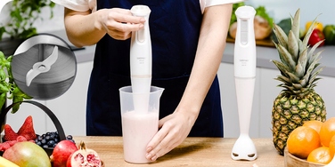 Занурювальний блендер Zelmer ZHB4560I Pulsar, 800 Вт, білий