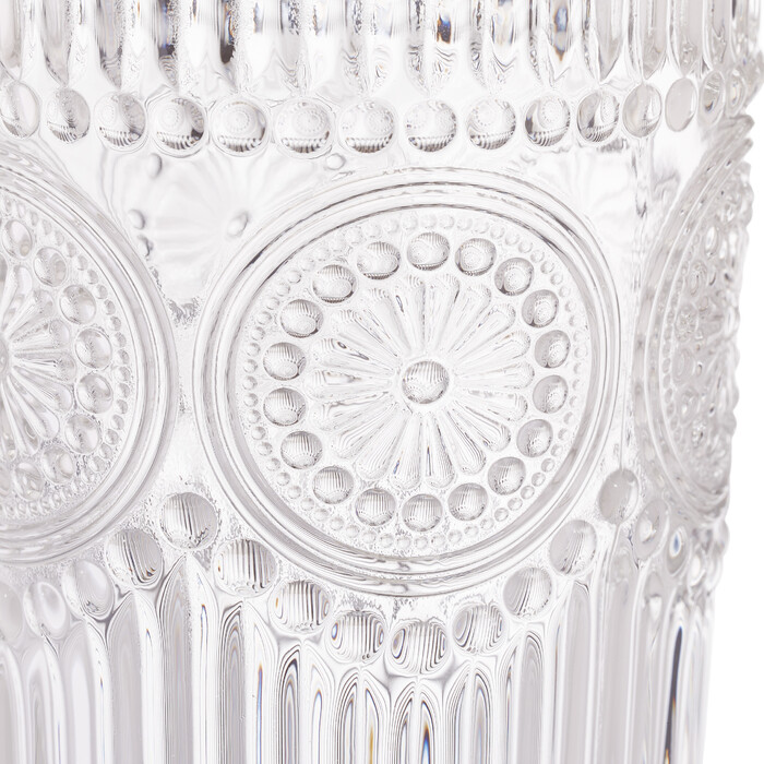 Relaxdays Vintage Drinking Glasses, Set of 4, 13.5 oz