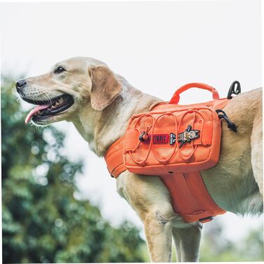 Рюкзак для собак OneTigris Mammoth 2.0 - для походів та кемпінгу, помаранчевий (M)