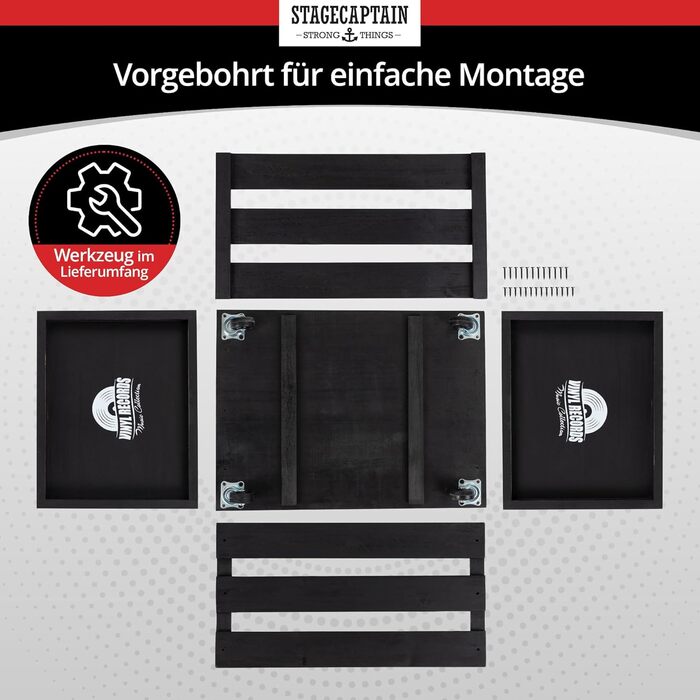 Stagecaptain SPK-100 BK Record Box 