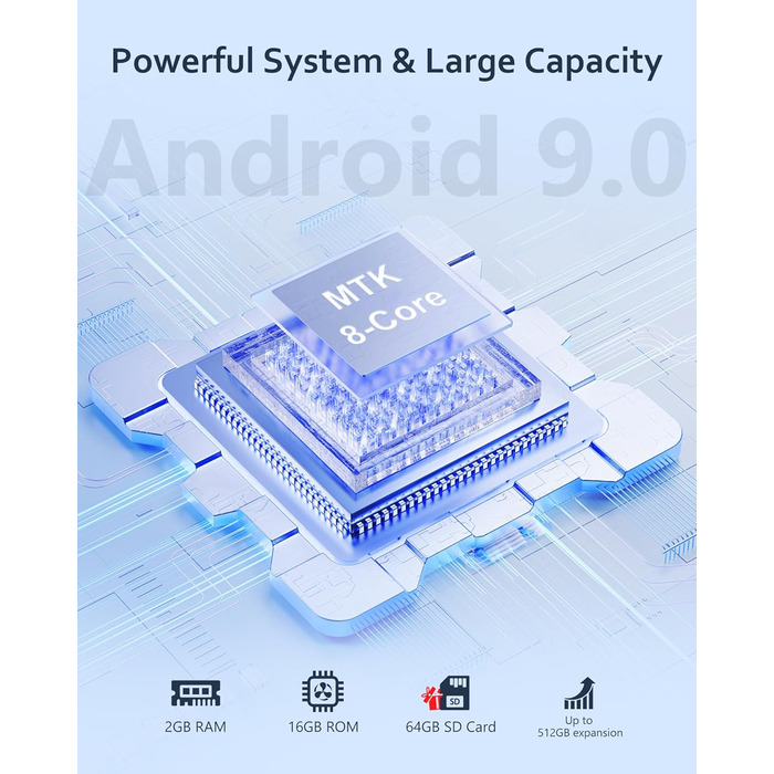 MP3 плеєр AGXOV з Bluetooth, WiFi, Android 4.02
