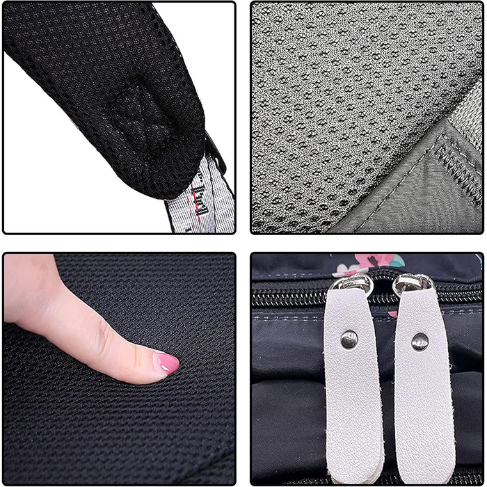 Рюкзак для дівчаток з квітами: шкільний, для подорожей, на ноутбук (рожевий)