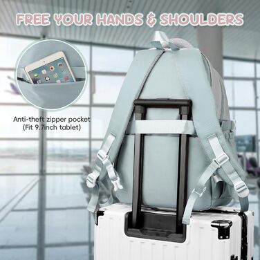 Шкільний рюкзак для дівчинки, комплект: рюкзак, сумка через плече, 36л, 3-7 клас, з брелоками (зелений)