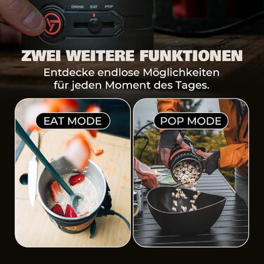 Електрична френч-прес для кави, 2-в-1: чайник та прес, 500W, для кемпінгу та подорожей