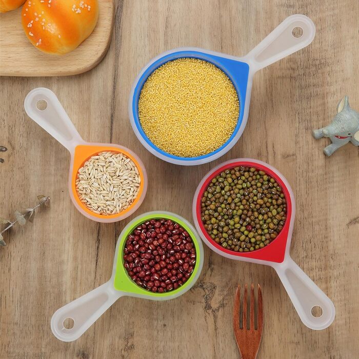 MEASURING_CUP Camping Kitchen Accessories, Measuring Cup and Spoon Set