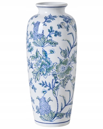 Ваза Beliani з порцеляни, 13 x 35 см