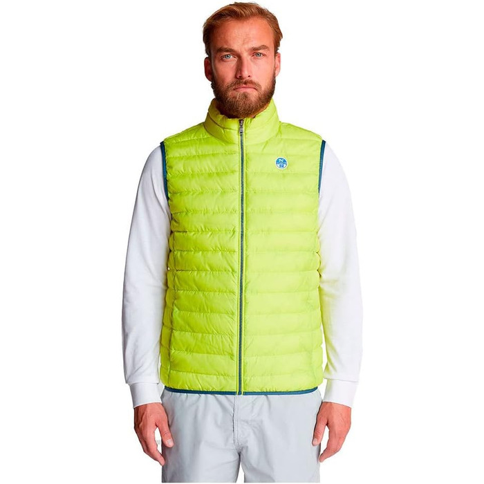 Чоловіча куртка NORTH AIL Crozet з переробленого поліестеру, вологовідштовхувальна, з регульованим капюшоном (4XL, Sulphur Spring)