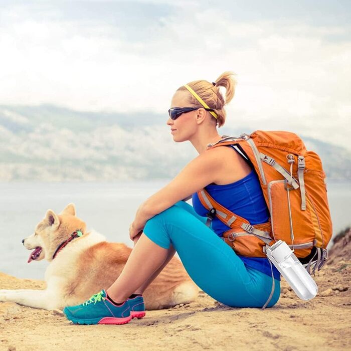 Складана пляшка для води для собак та котів, портативна, для прогулянок, подорожей та активного відпочинку
