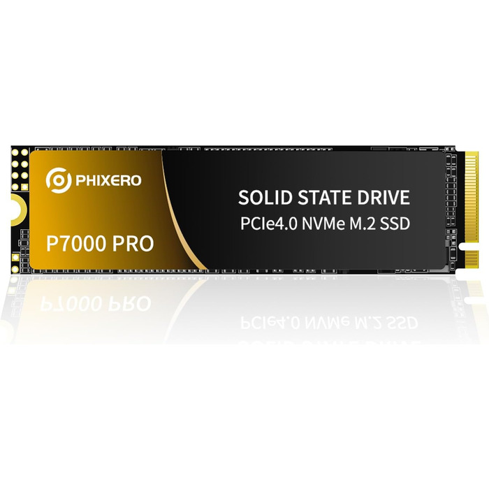 SSD Phixero P7000Pro 1TB M.2 NVMe PCIe Gen4x4 - 7000 МБ/с | Для PS5, геймінгу та редагування відео