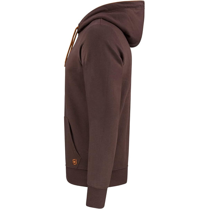 Чоловіче худі Riverso RIVEnno Regular Fit з капюроном, темно-коричневе, розмір 3XL