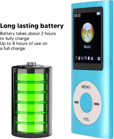 MP4-плеєр для музики та відео з екраном 1.8