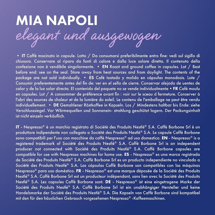 Кава в капсулах Caffè Borbone набір 90 шт (3x30): Mia Napoli, Ciao Venezia, Magica Palermo, сумісні з Nespresso