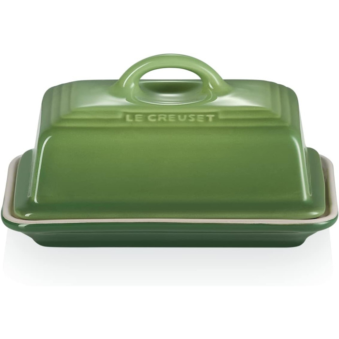 Маслянка з кам'яної кераміки Le Creuset, 900 г, 17x12,5x9 см, бамбук
