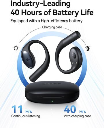 1MORE S51 навушники відкритого типу, ультралегкі, Bluetooth, 40 годин, IPX5, Bass More+ технологія