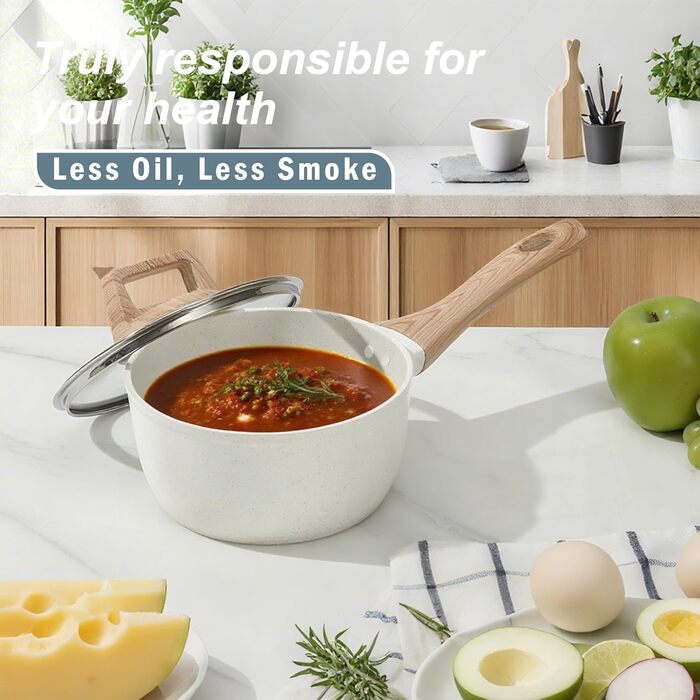 Набір кухонного посуду з антипригарним покриттям, 11 предметів, для духовки та гриля (до 177°C), каструлі та сковорідки, кухонний набір, сковорідки, каструлі, сотейник, для кухні, для дому, придатний для миття в посудомийній машині