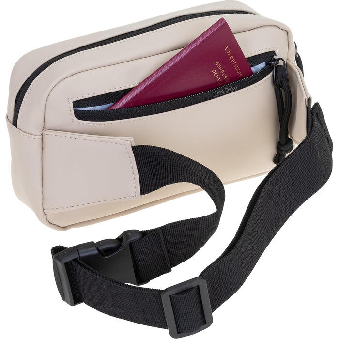 Сумка на пояс Wimmerl Elephant: водонепроникна, унісекс, для міста та відпочинку (пісочно-бежевий)