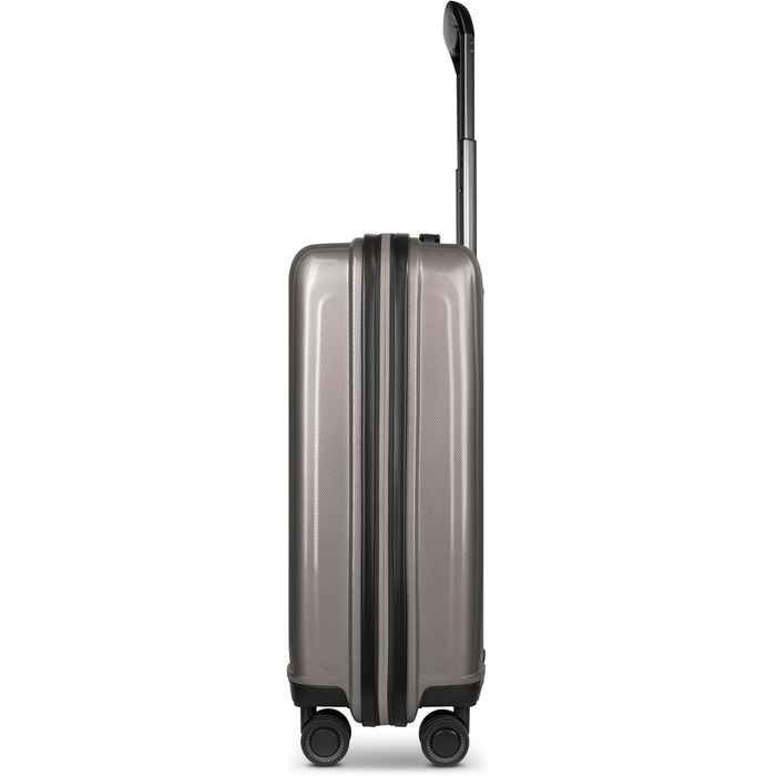 REDOLZ Trolley великий, жорсткий, 52x34x77 см, розширюється до 140 л, 4.4 кг, Essentials 14 (Кофе Grey Metallic)