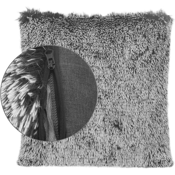 Будка для собак та котів EUGAD з плюшевою подушкою, 45x40x45 см, сіра