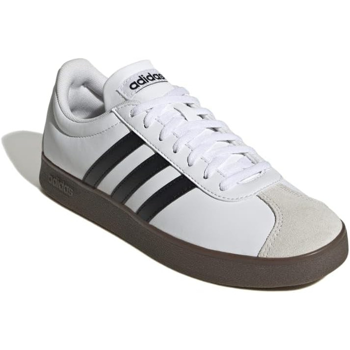 Жіночі кросівки Adidas VL Court Base, 40 EU, білий, чорний, сірий