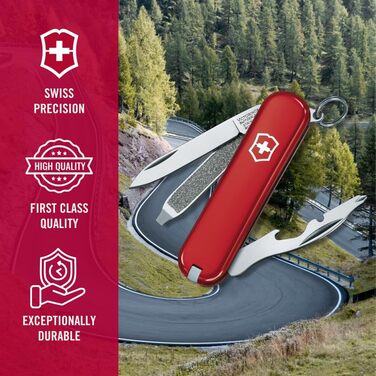 Швейцарський ніж Victorinox Rally Mini - мультитул з 9 функцій, для ключів, Swiss Army Knife